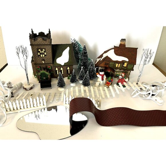 Other - Christmas Dept 56 Dickens Village Spirit of Giving Sudbury Church MISSING PIECES